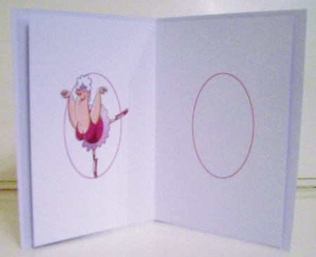 Happy birthday tu-tu you insert by Pam Stubley