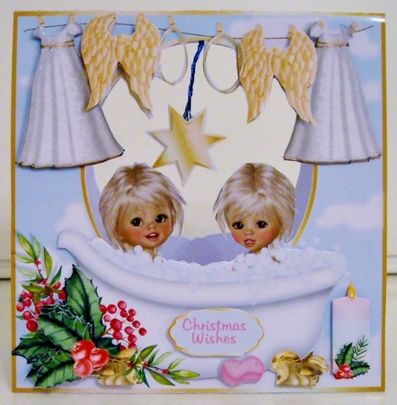 STAND-ALONE EASEL DANGLER - Angels Get Ready by Pam Stubley