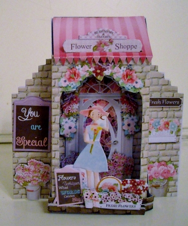 The Flower Shoppe 3D What an Entrance! Card and Envelope Kit. by Pam Stubley