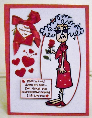 Stella and her Valentine quick card by Pam Stubley