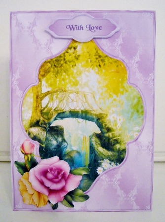 Enchanted bridge with roses by Pam Stubley