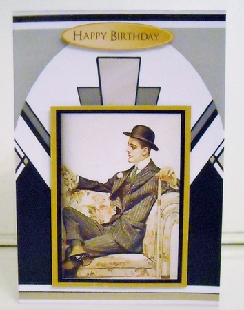 Art Deco Dapper Chap by Pam Stubley