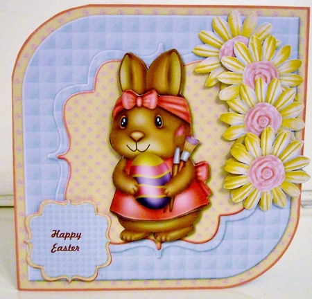 Happy Easter Bunny Girl MiniKit by Pam Stubley