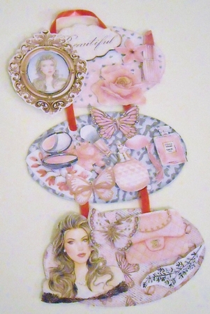 Simply Beautiful  Hanging Oval Plaques Trio by Pam Stubley