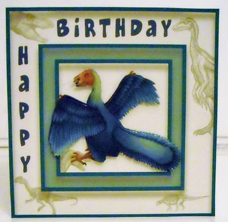 Grrrrr Dinosaur Card Topper - Dinosaur 5 by Pam Stubley