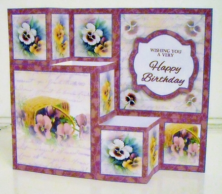 TSF Pansy basket by Pam Stubley