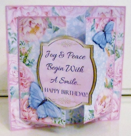 FRONT OPEN DOOR Kit - Birthday Dove by Pam Stubley