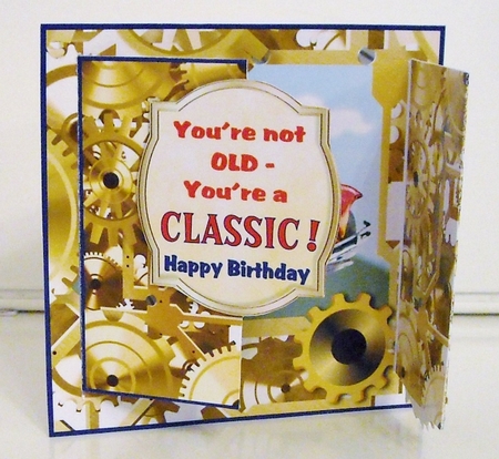 FRONT OPEN DOOR Kit - Youre A Classic! by Pam Stubley