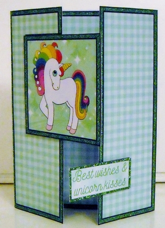 Birthday Wishes & Unicorn Kisses (Green) by Pam Stubley