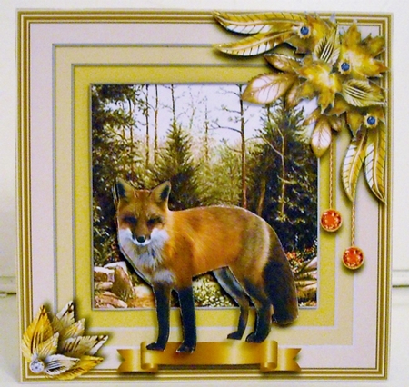 Animals Stepping Out - Fox by Pam Stubley