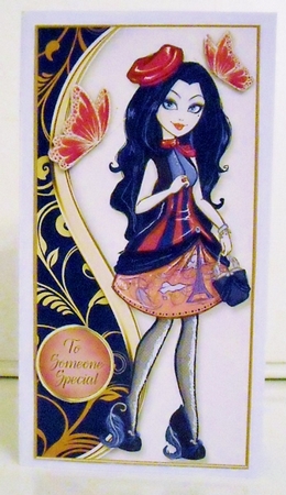 DL. Pretty Teens Card Front 3 by Pam Stubley