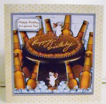 Chocolate cake and beer by Pam Stubley