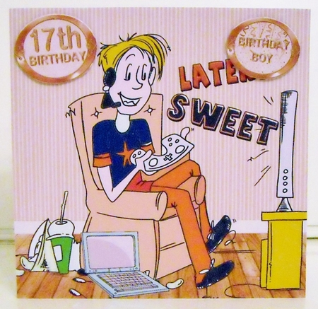 Game boy whiz kid! Birthday 16, 17, & 18 (peach) by Pam Stubley