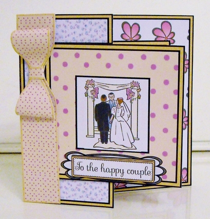 Jewish wedding Half Front Square by Pam Stubley