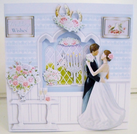 3D BOX CARD KIT - The Wedding Dance by Pam Stubley