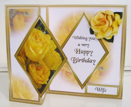 DD Yellow roses birthday) by Pam Stubley