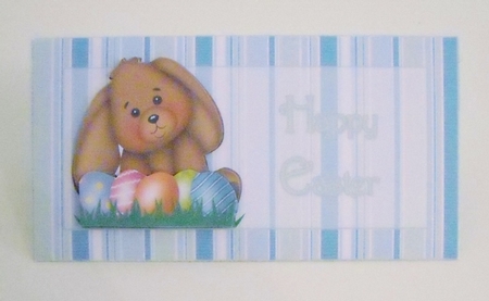 Easter Bunny 2 Cash Envelope by Pam Stubley