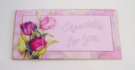 Especially for You Tulips Cash Envelope  by Pam Stubley