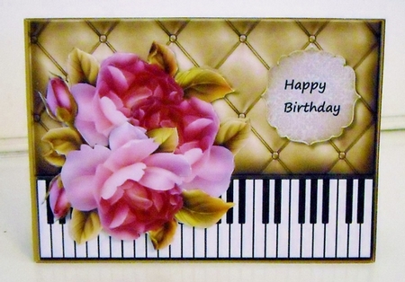 Classic Music & Porcelain  Roses by Pam Stubley