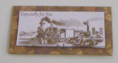 Age of Steam Cash Envelope by Pam Stubley