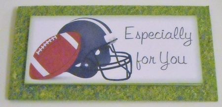 American Football Cash Envelope by Pam Stubley