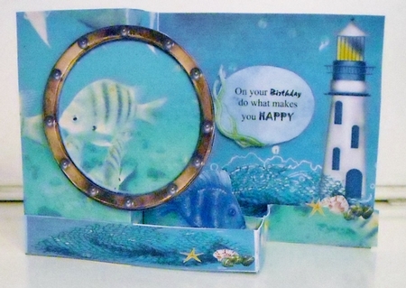 Z Fold All At Sea Including Template by Pam Stubley