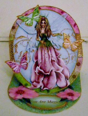 Fairy Garden Oval Easel Mini Kit.2 by Pam Stubley