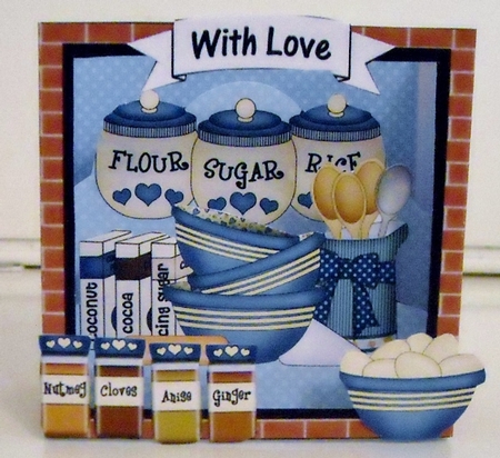 3D Shadow Box Card Mini Kit  -  The Happy Baking Suppplies Shop by Pam Stubley