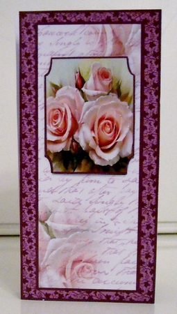 Concertina Pink Roses by Pam Stubley