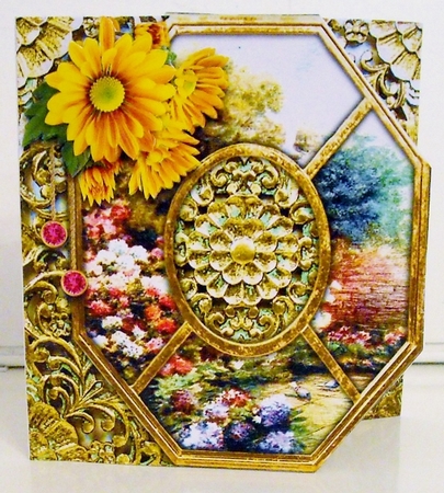 Window faux aperture gate fold card 4 by Pam Stubley