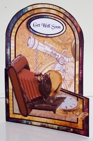 Cutaway Vintage camera (Get well) by Pam Stubley