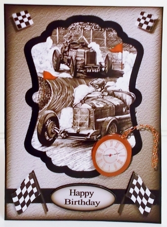 Vintage 1920 Car Race  by Pam Stubley