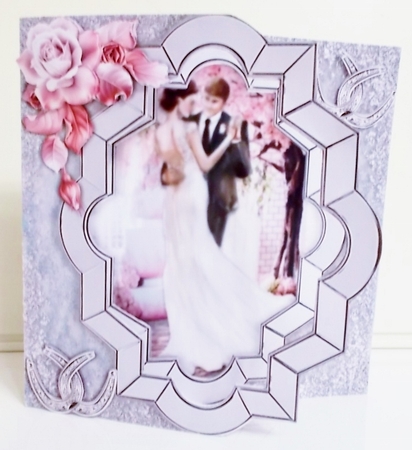 tri fold wedding aperture card 3 by Pam Stubley
