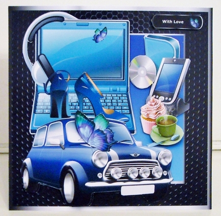 Femal Blue Technology Lover by Pam Stubley