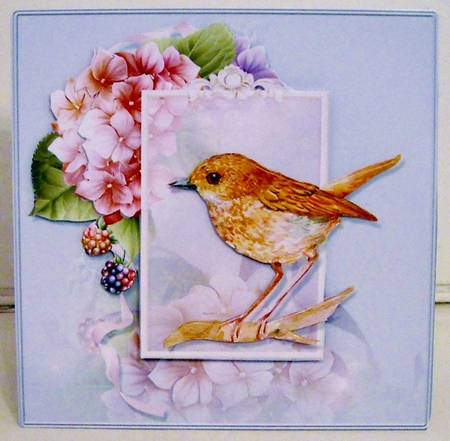 Pretty In Pastel Birds and Floral 11 by Pam Stubley