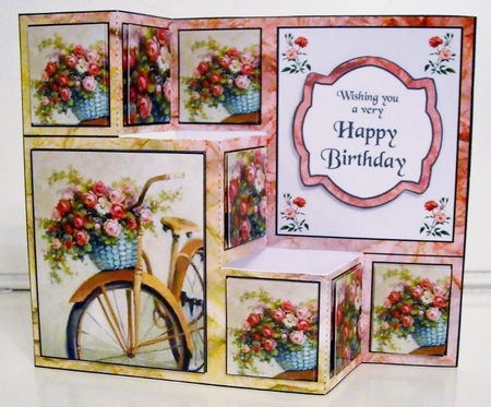 TSF Bicycle with roses by Pam Stubley