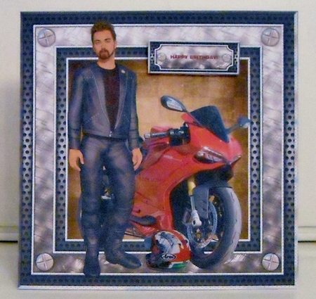The motorbike man by Pam Stubley