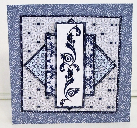 GEOMETRIC CARD FOR MEN 1 by Pam Stubley