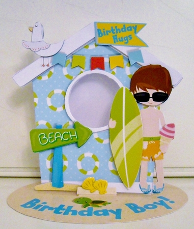 BIRD HOUSE EASEL KIT - A Splashing Day by Pam Stubley