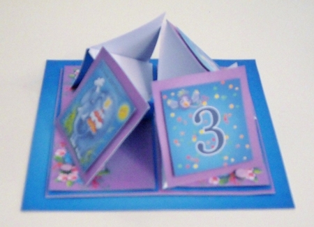 Birthday Age Elephant Quad Easel Kit-1. by Pam Stubley