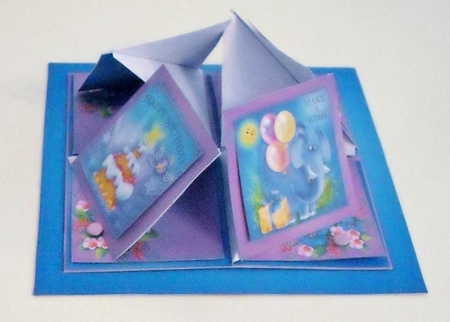 Birthday Age Elephant Quad Easel Kit-1. by Pam Stubley