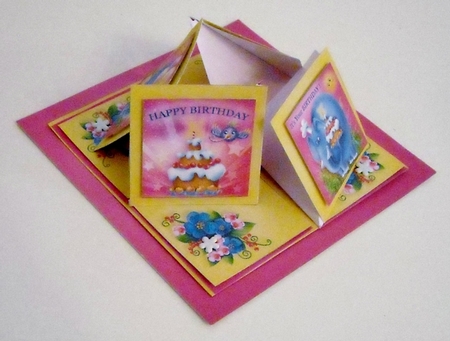 Birthday Age Elephant Quad Easel Kit-2 by Pam Stubley