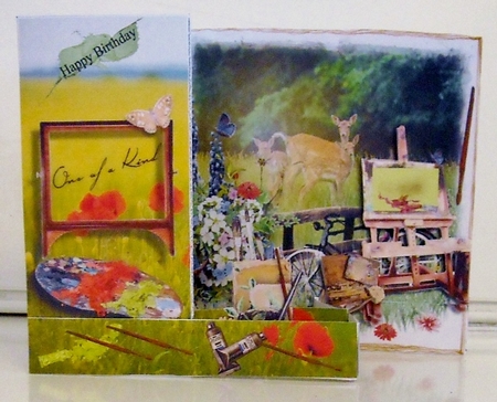 Z Fold Artists View Including Template by Pam Stubley