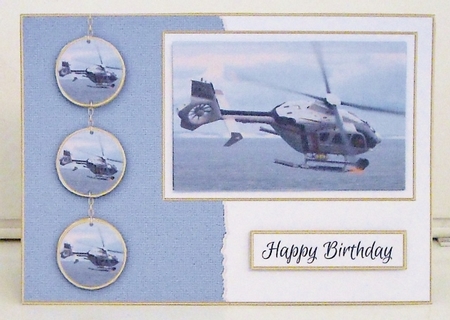 Male A5 Birthday Card Front Bumper Kit by Pam Stubley