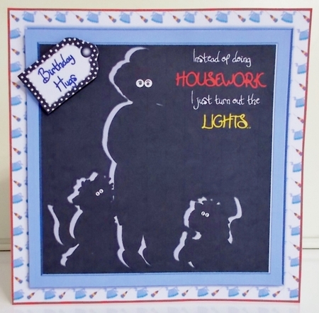 CARD TOPPER KIT - Marsha Does Housework by Pam Stubley