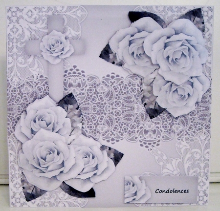 Sympathy Roses & Butterfly Mini Kit by Pam Stubley
