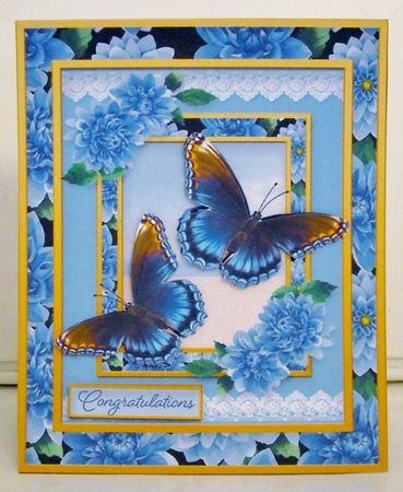 Spring Bike Ride Card Topper by Pam Stubley