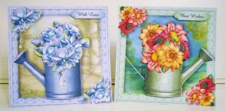 Floral Watering Can Bumper Kit 1 by Pam Stubley