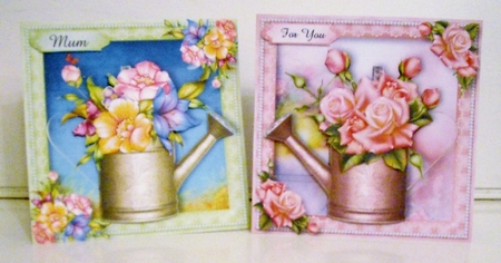 Floral Watering Can Bumper Kit 1 by Pam Stubley
