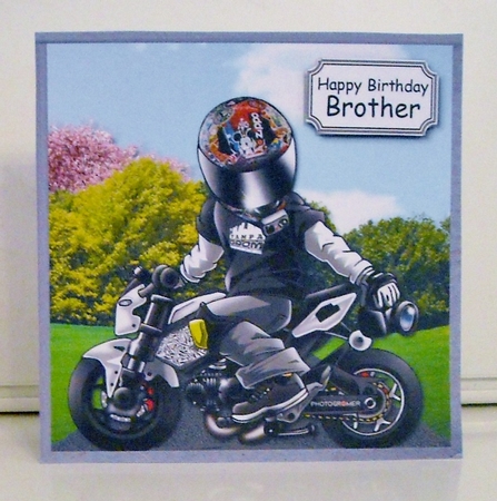 Boy on motorbike by Pam Stubley
